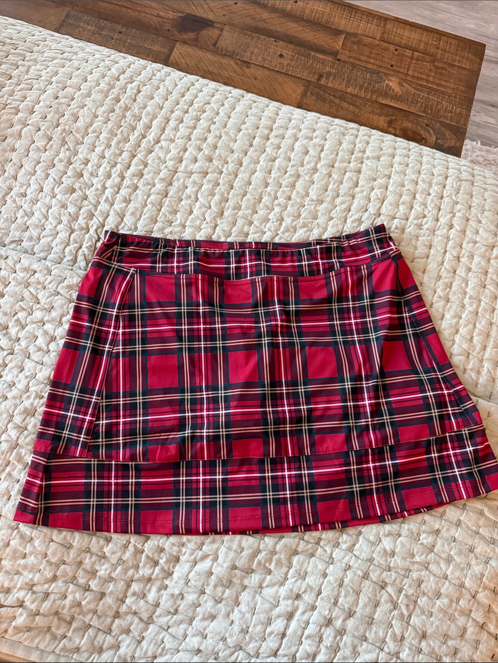 SeaPines Resort Collection Divot Ladies Plaid Athletic Skirt